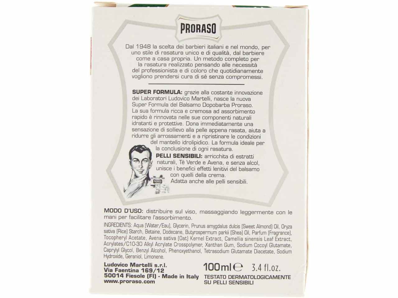 Proraso dopobarba pelli sens.100ml 11856$