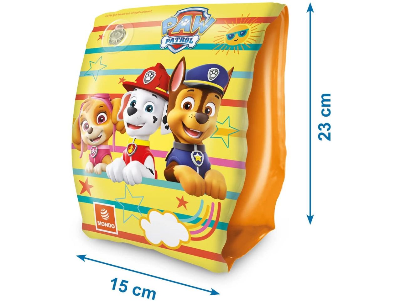 Braccioli paw patrol 23x15cm