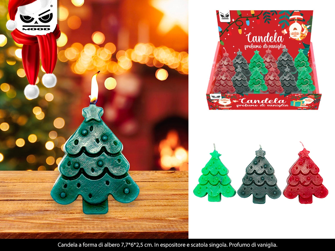 Candela albero flat