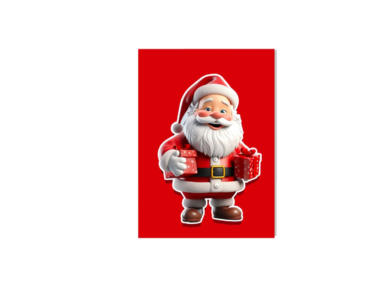 Biglietto babbo natale funny assortiti