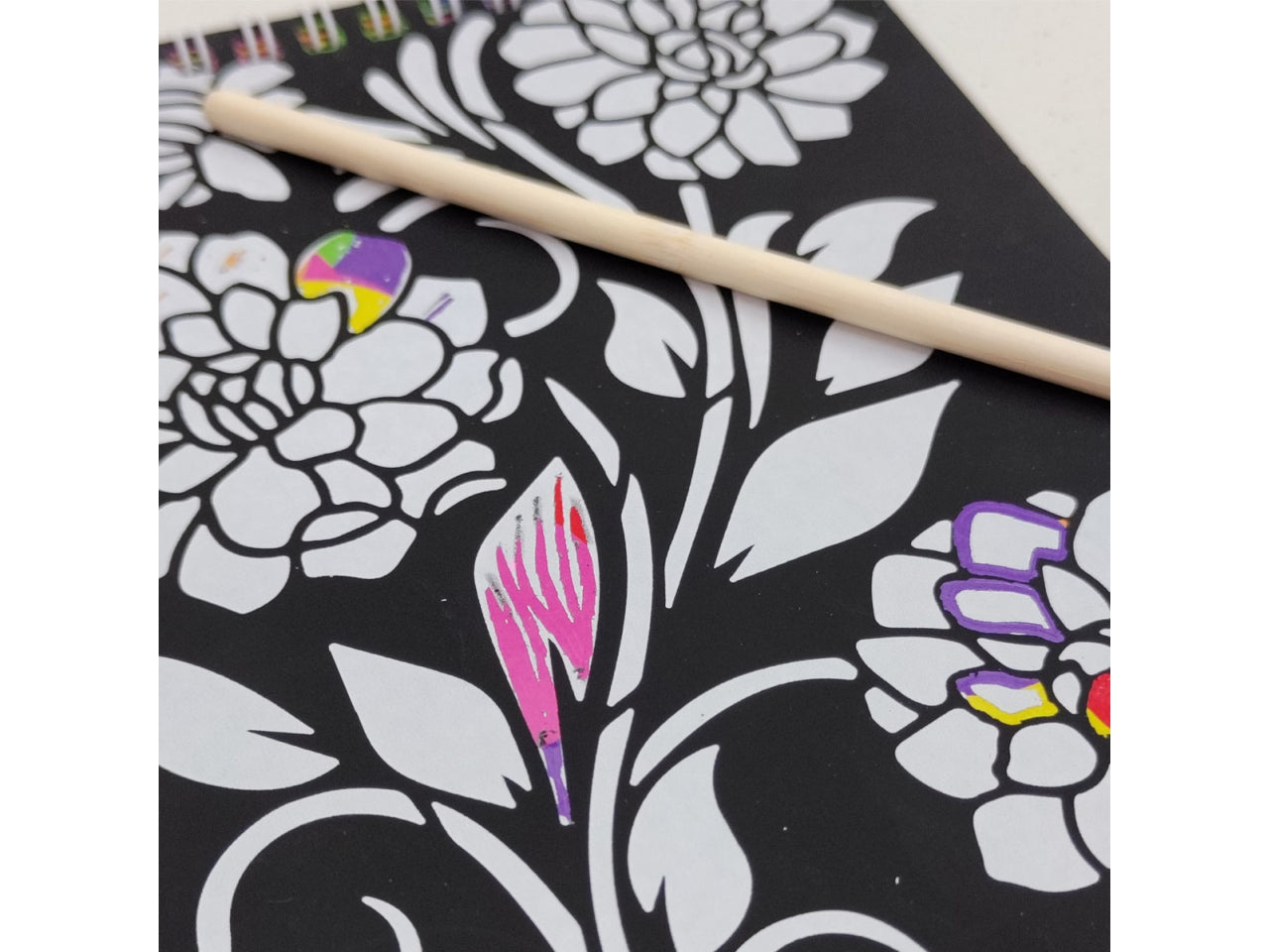 Scratch notes a5 con disegni da colorare