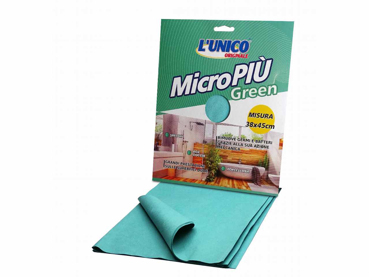 Micropiuâ green panno 38x45cm cas10241