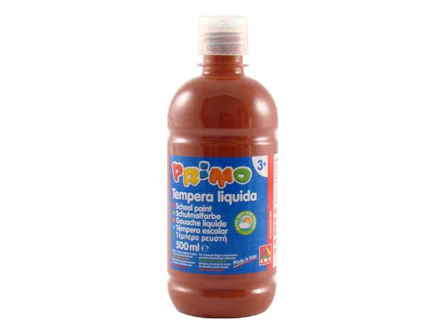 Tempera Primo in marrone 500 ml