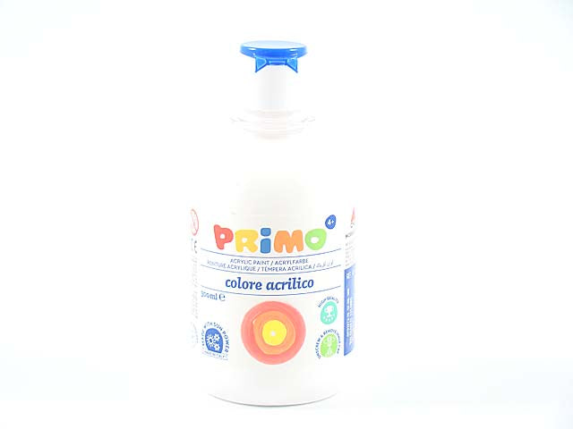 Tempera acrilica Primo in bianco 300 ml