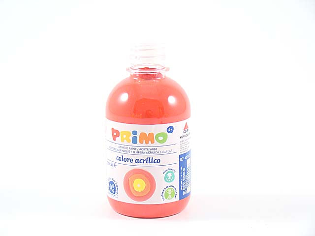 Tempera acrilica Primo in rosso vermiglione 300 ml