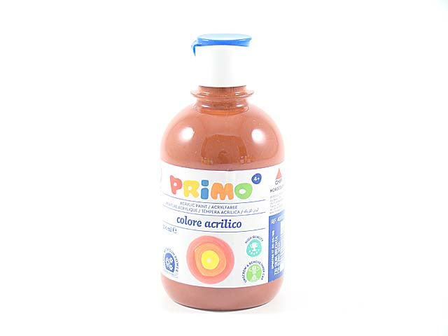 Tempera acrilica Primo in siena bruciata 300 ml