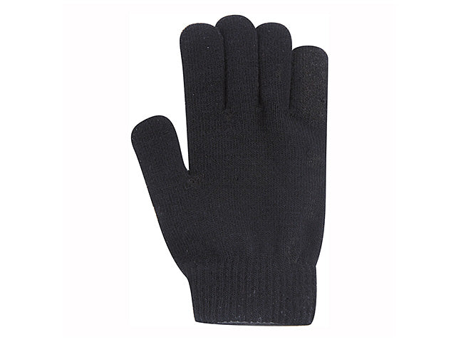 Guanto magico tinta unita adulto uomo nero