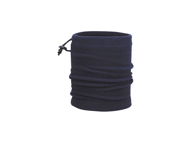 Scaldacollo multifunzione pile tinta unita 24xh.26cm blu