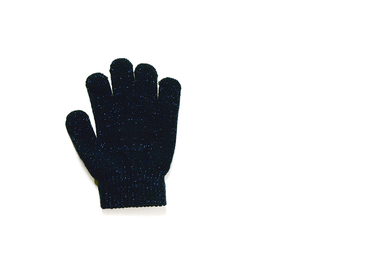 Guanto magico tinta unita bambino nero