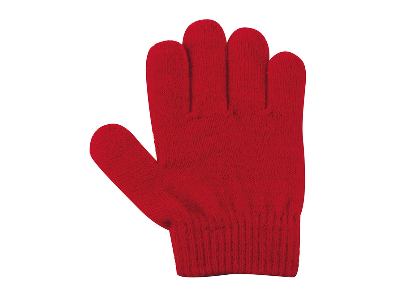 Guanto magico tinta unita bambino rosso