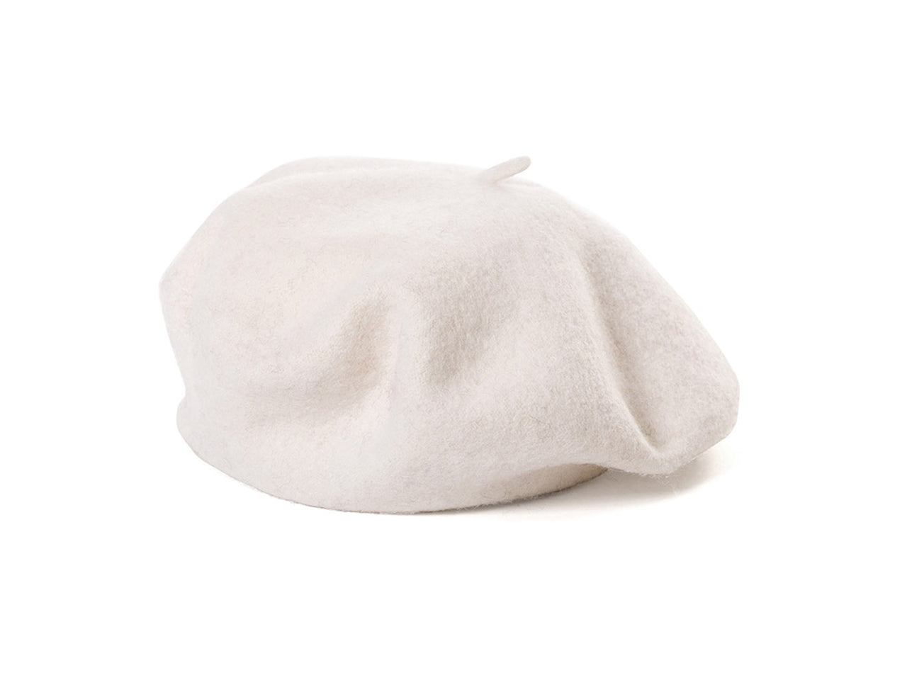 Basco in lana tinta unita colore panna