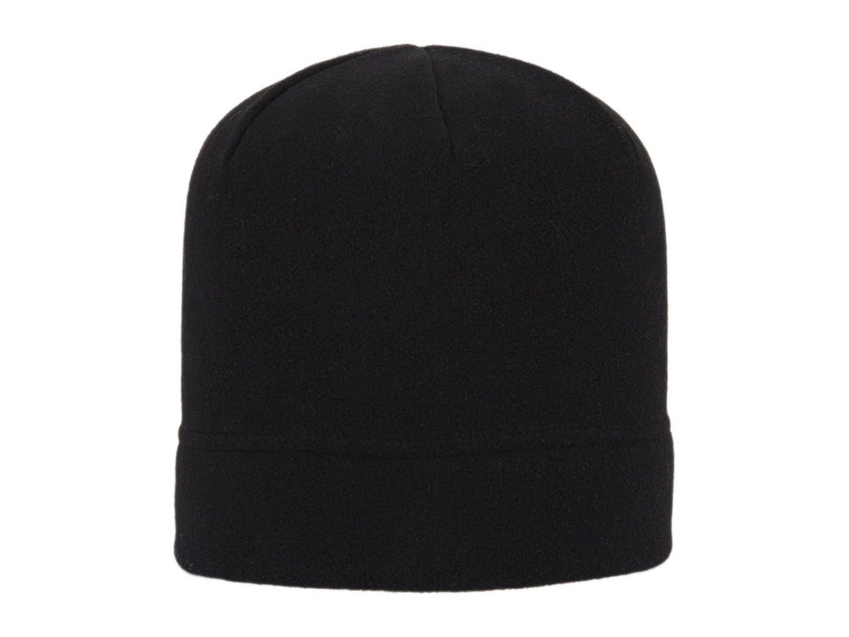 Cuffia in tinta unita pile colore nero