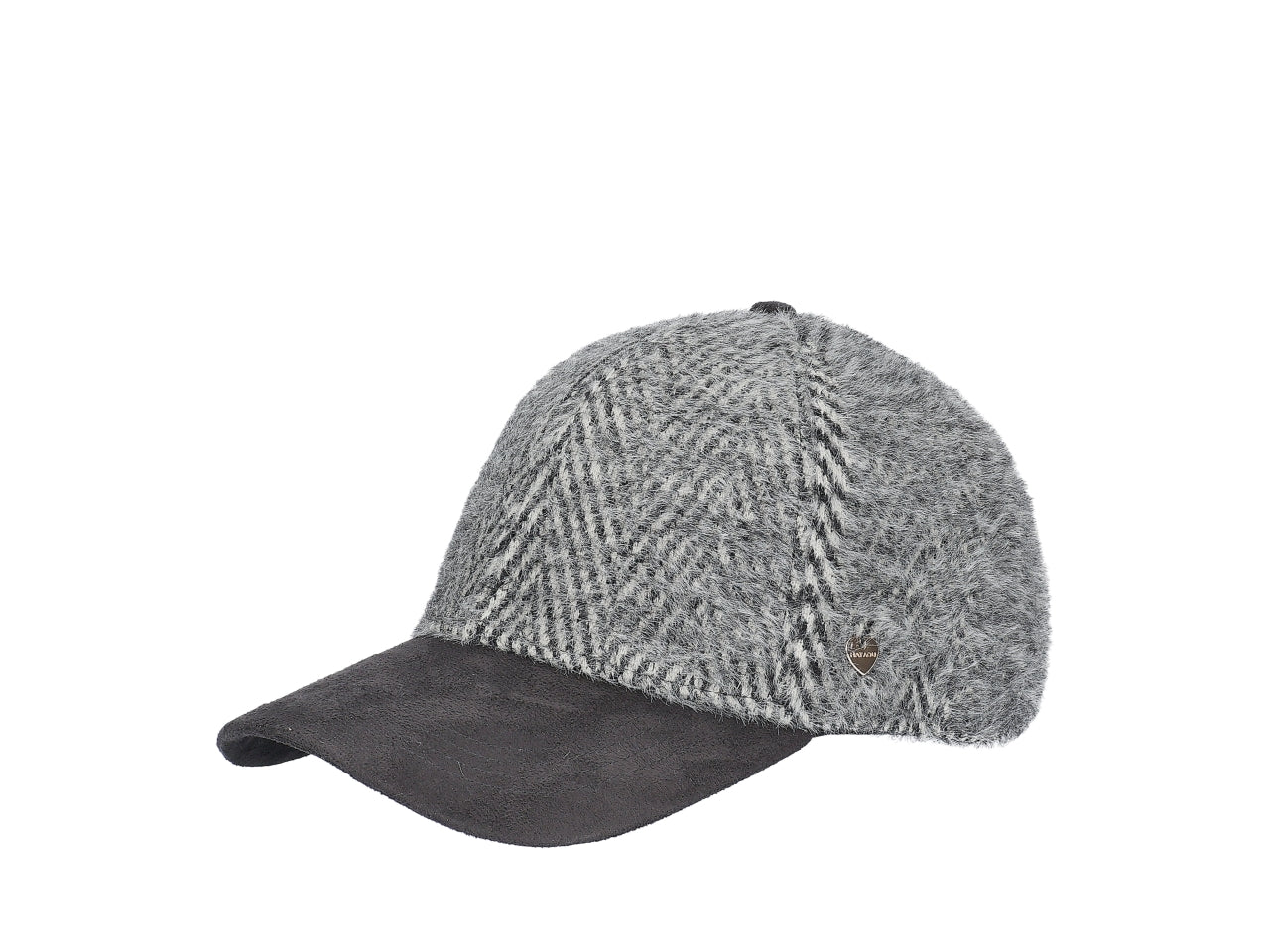 Cappello baseball in tessuto spinato nero