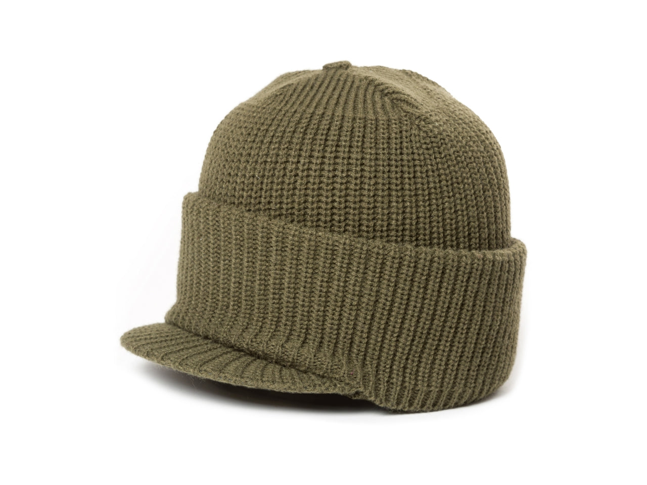 Passamontagna tinta unita verde oliva