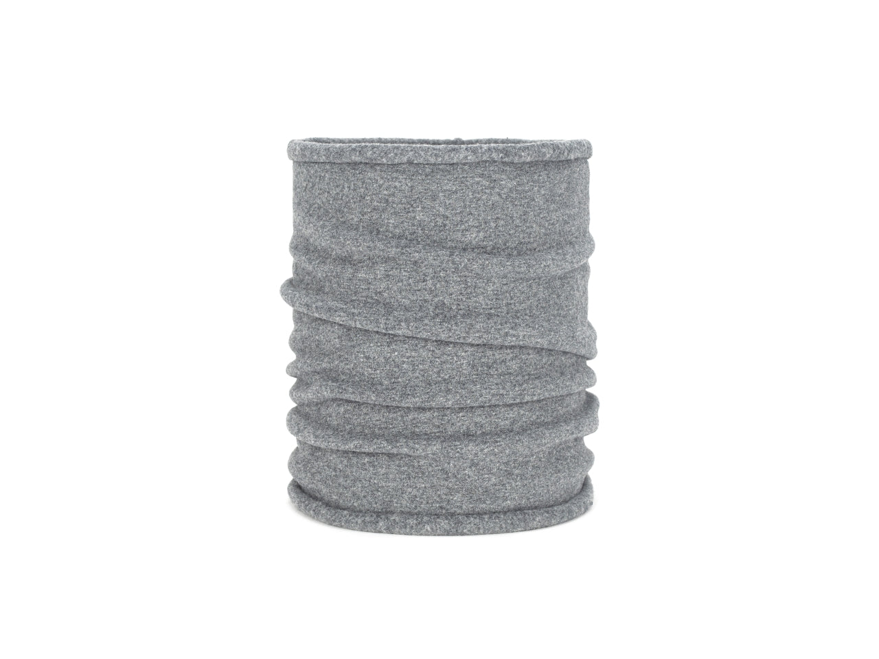 Scaldacollo felpa adulto tinta unita 25x26cm grigio medio