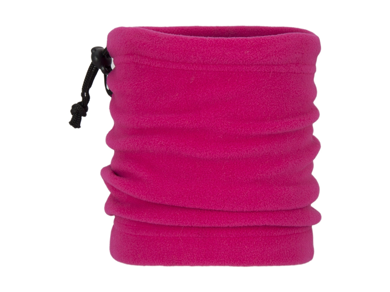 Scaldacollo multifunzione pile bambino tinta unita 22x22cm fuxia