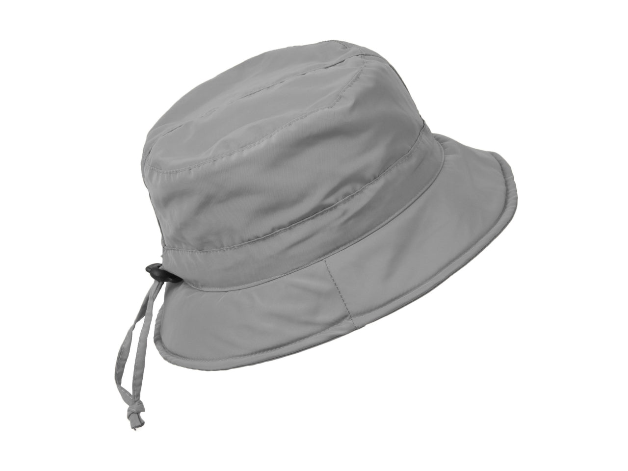 Caschetto nylon unisex con coulisse grigio