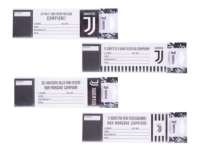 Inviti juventus 20 pezzi iju0