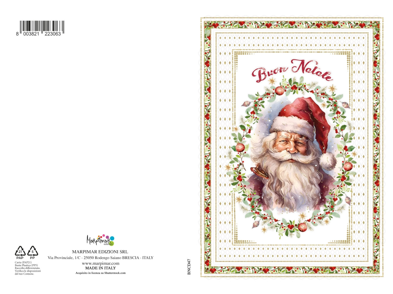 Biglietto buon natale