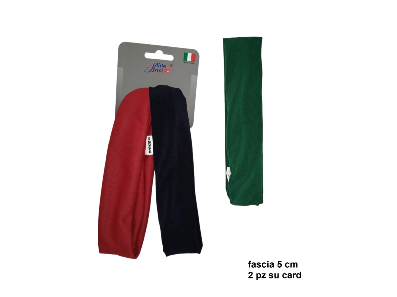 Fasce 5cm colori - la confezione contiene 2 fasce