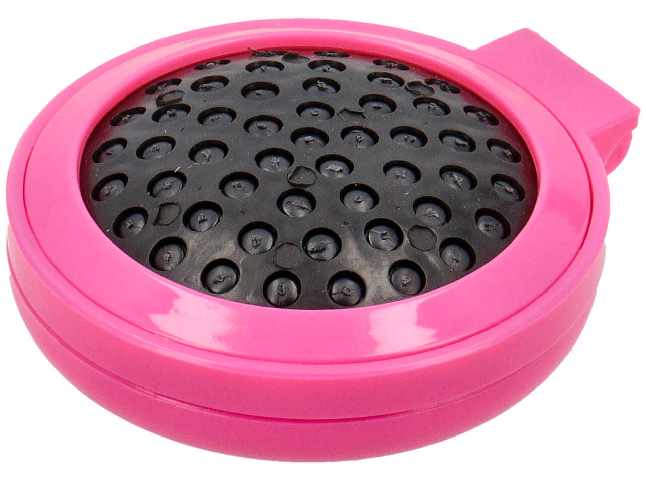 Spazzola con specchio color fucsia