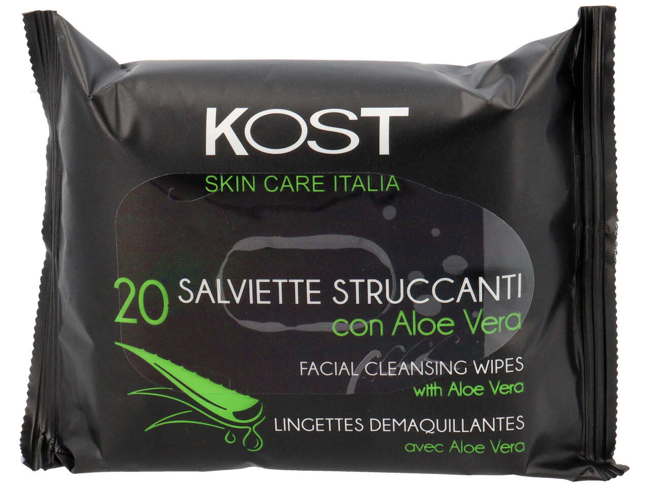 Salviettine struccanti con estratto di aloe vera kost