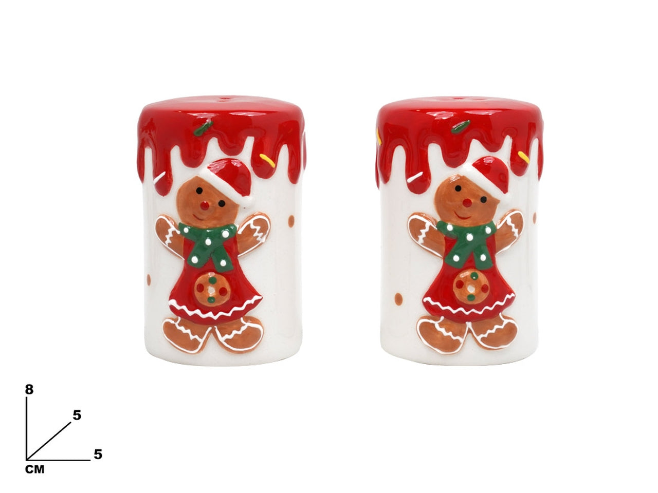 Omino pan di zenzero set sale e pepe