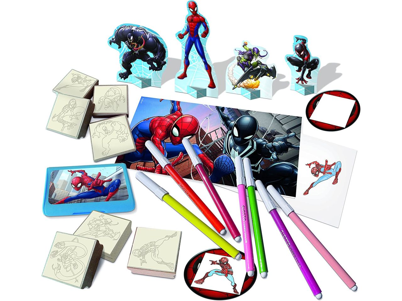 Spiderman casetta con 36 colori