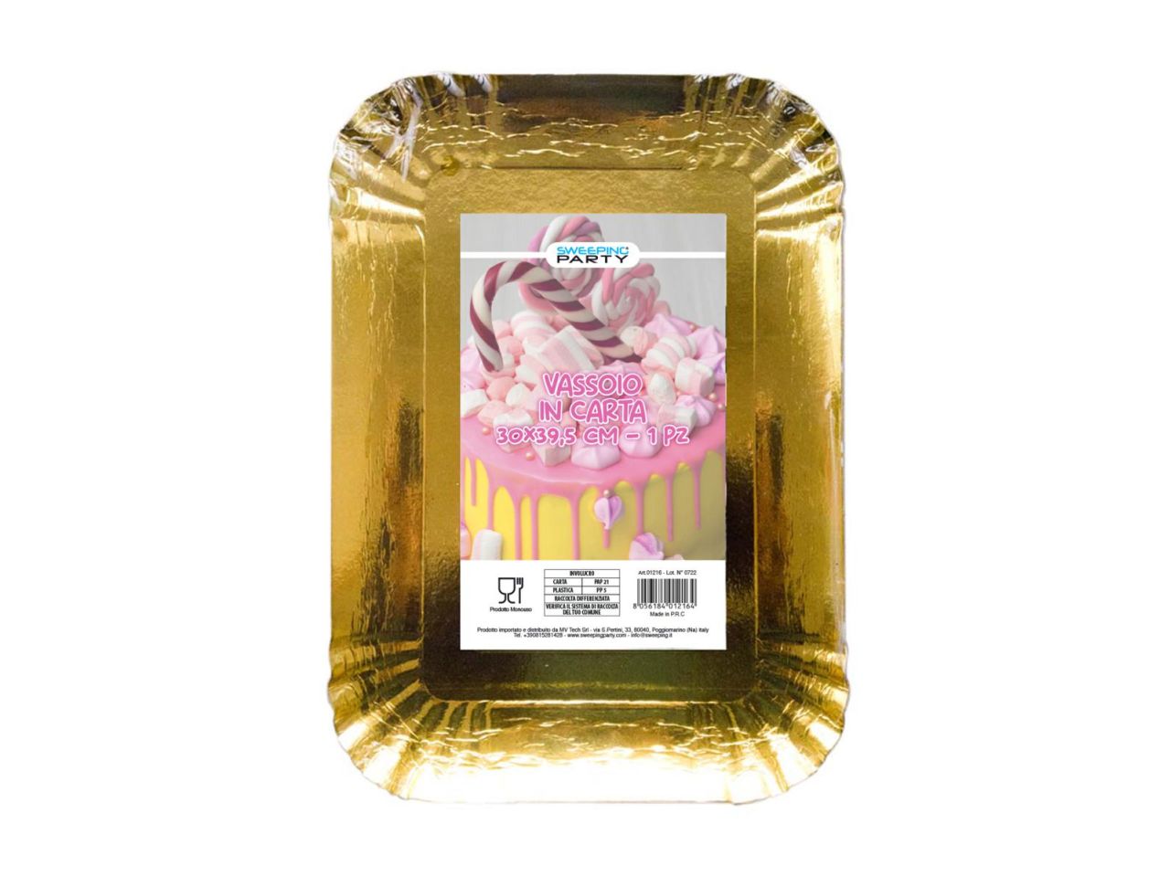 Vassoio in carta confezione da 1 vassoio 1100gr 30x39,5cm