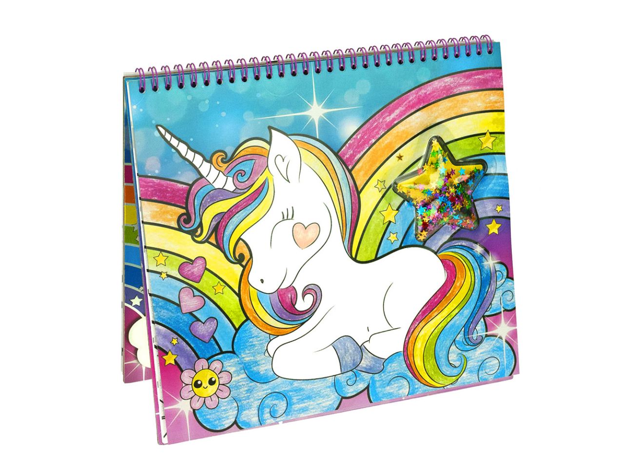 Girabrilla book magic unicorn - libro da disegno