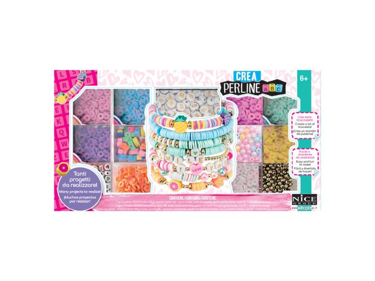 Perline abc heishi pop 500