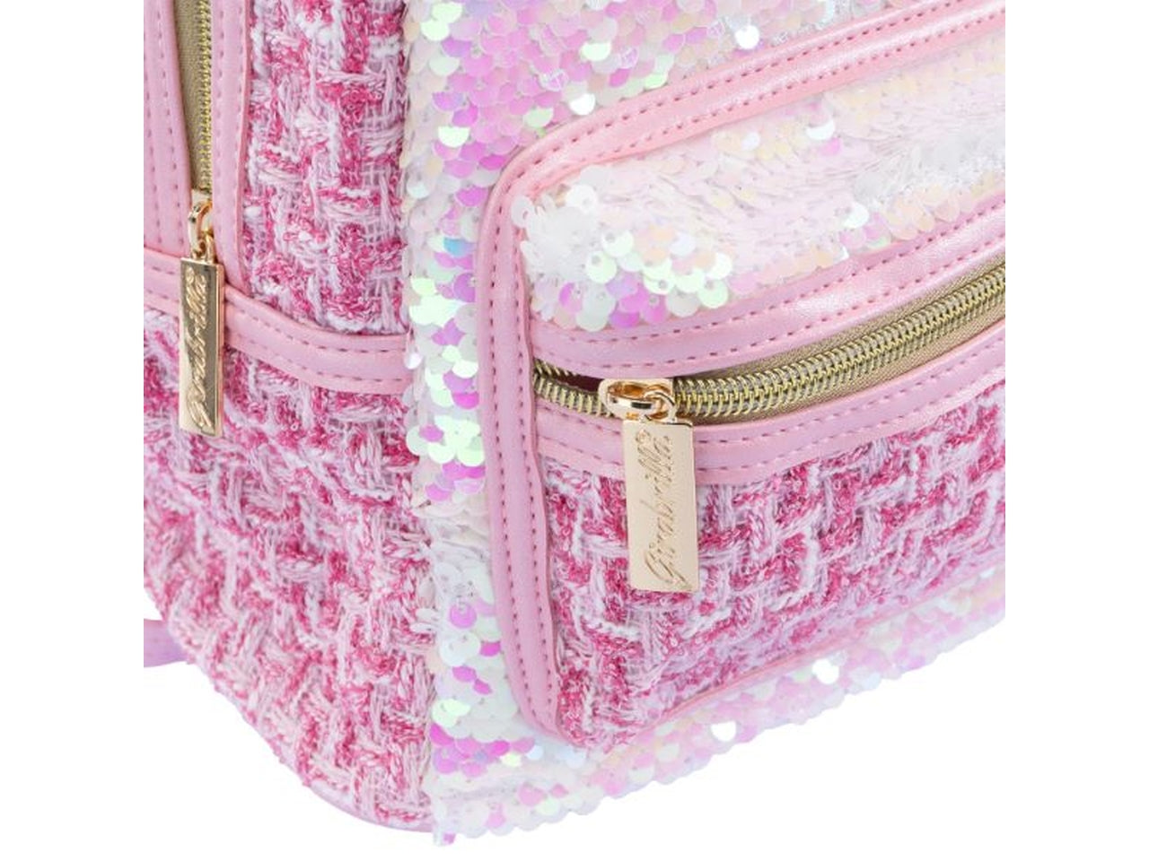 Girabrilla tweed backpack