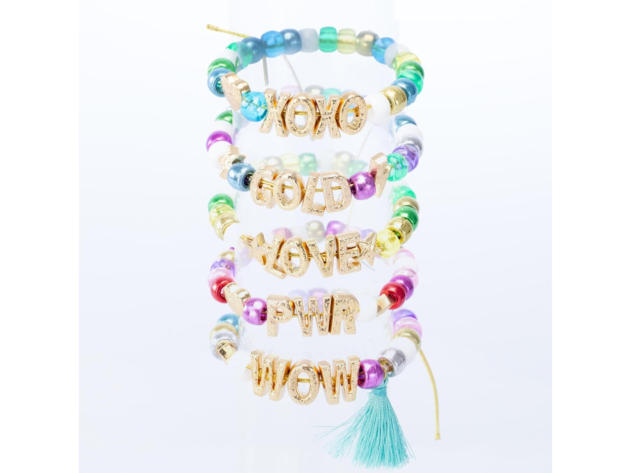 Perline abc precious gold