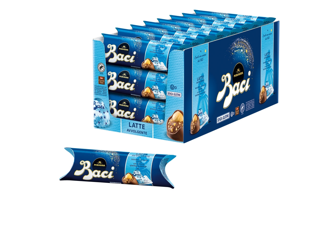 Baci tubino latte da 3 pezzi 37,5gr