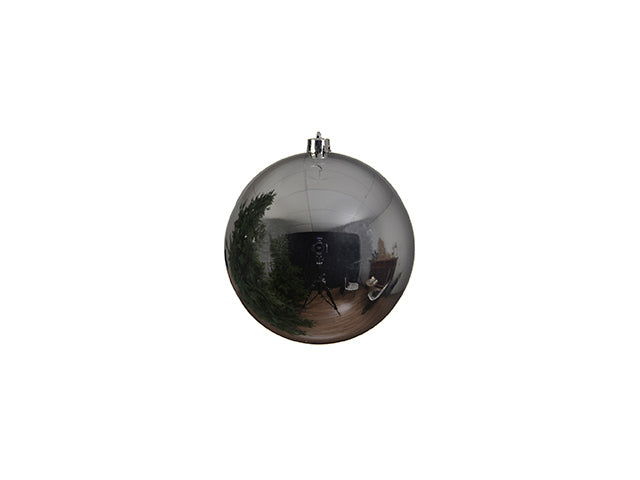 Palla 14cm argento lucido