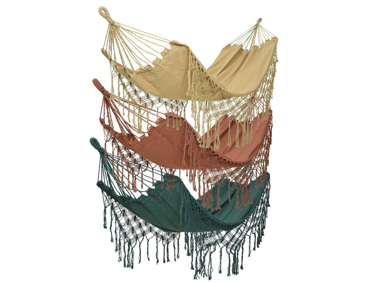 Amaca in cotone misura 100x200xh.3cm disponibile in 3 colori diversi