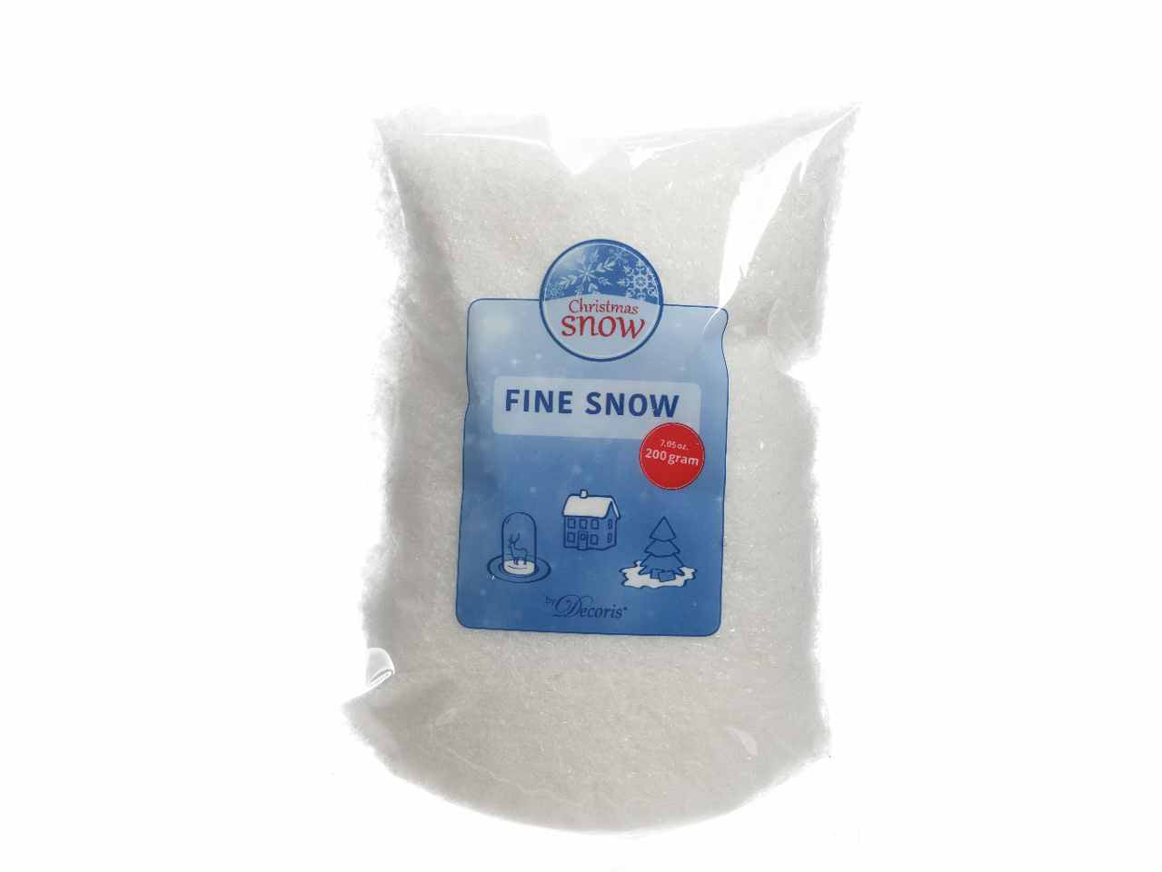 Neve artificiale 24x18x3cm bianca