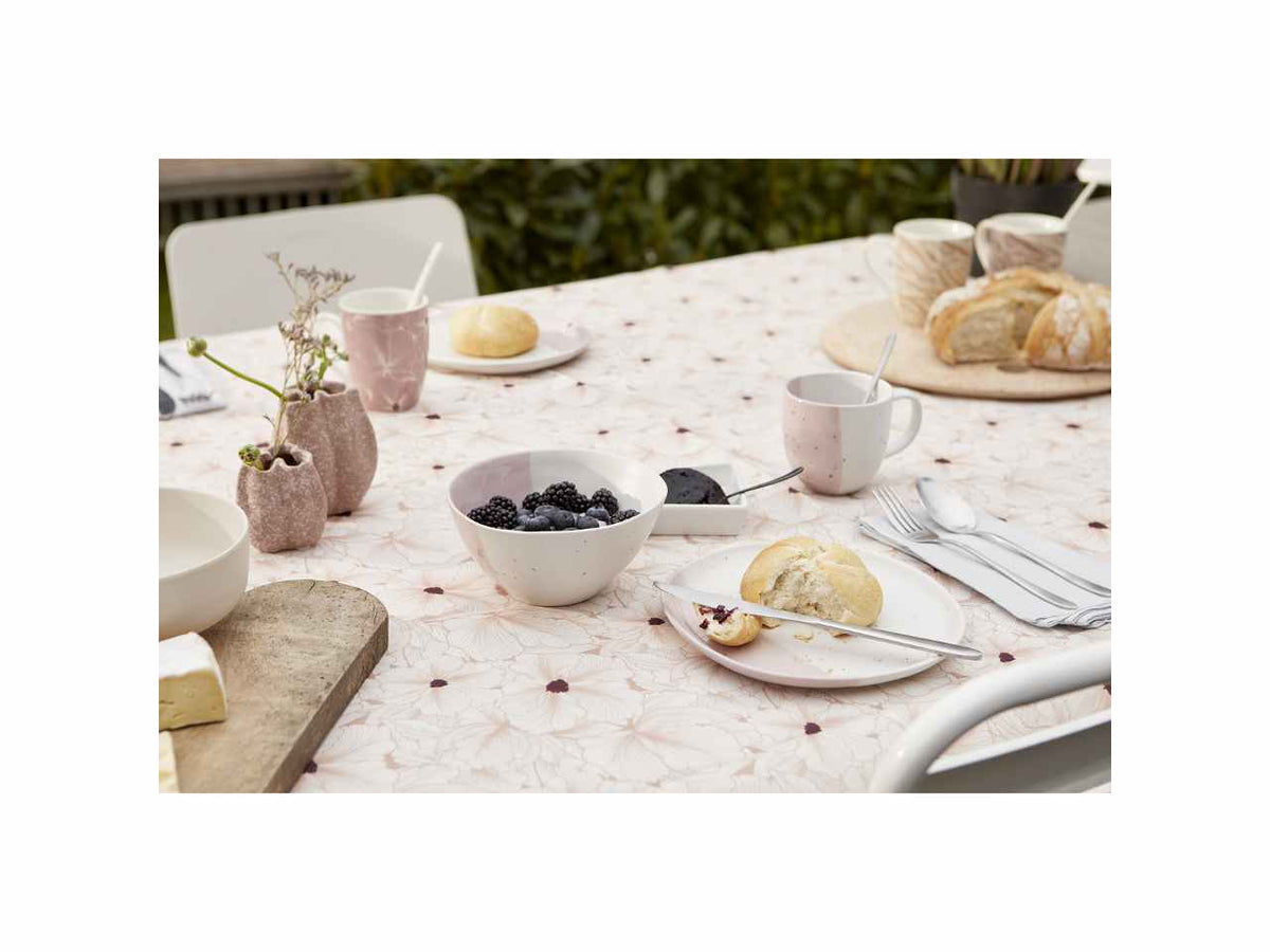 Tazza in gress tonda smalto lucido con smalto opaco bicolore con macchioline lavabile in lavastoviglie per alimenti adatto al microonde volume 0.32 litri 9xh.8.80cm