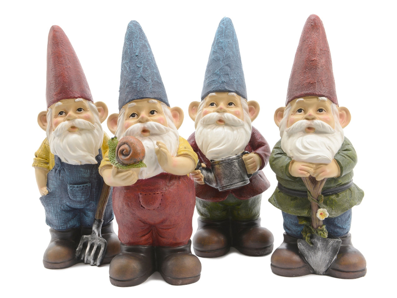 Gnomo in poliresina 11,5x8xh.29cm - disponibile in 4 assortimenti