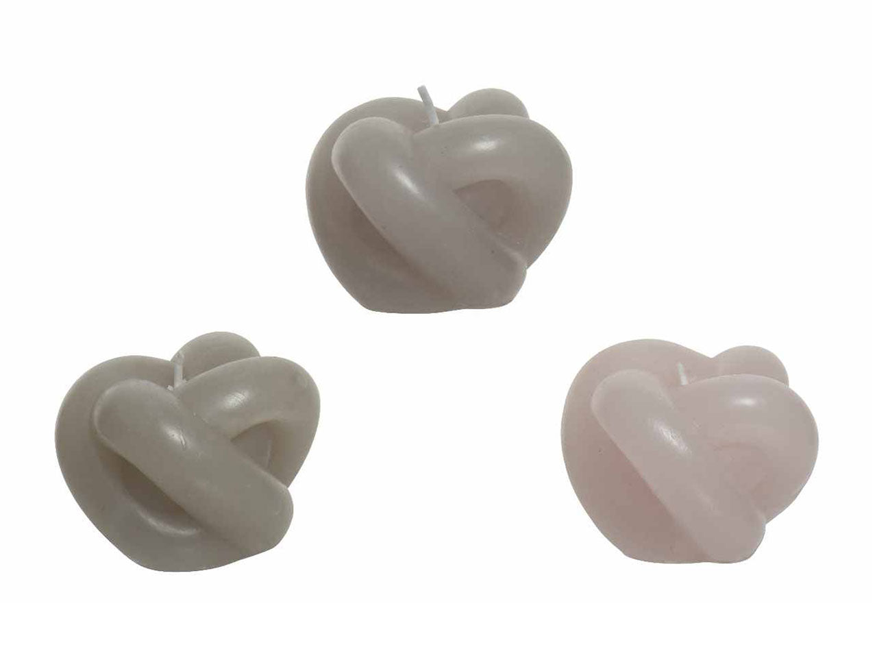 Candela di paraffina 5 ore di combustione autoestinguente 3 colori assortiti d.5.8xh.5cm