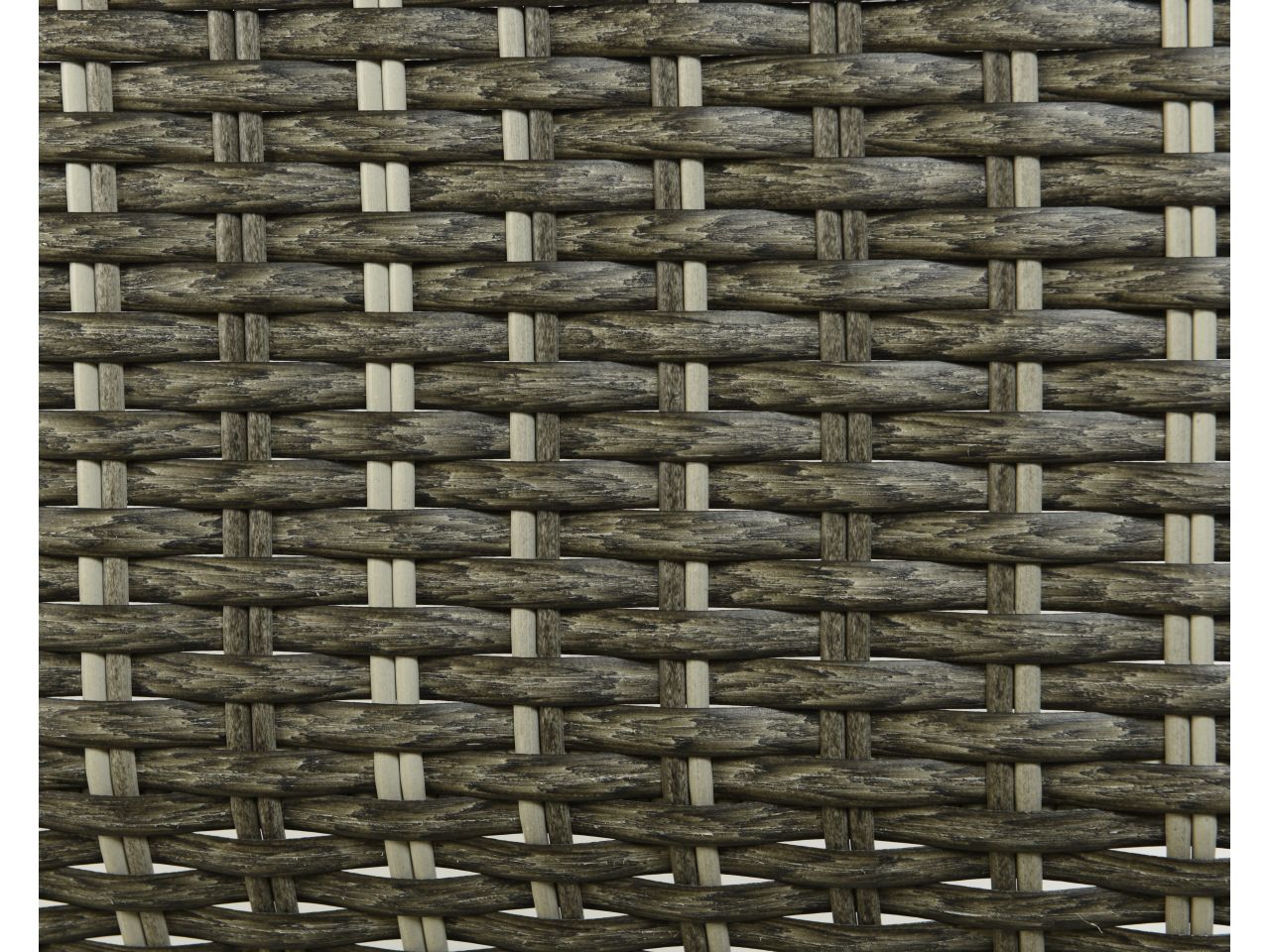 Poltrona letto daybed siesta in vimini 108x90xh.150cm grigia