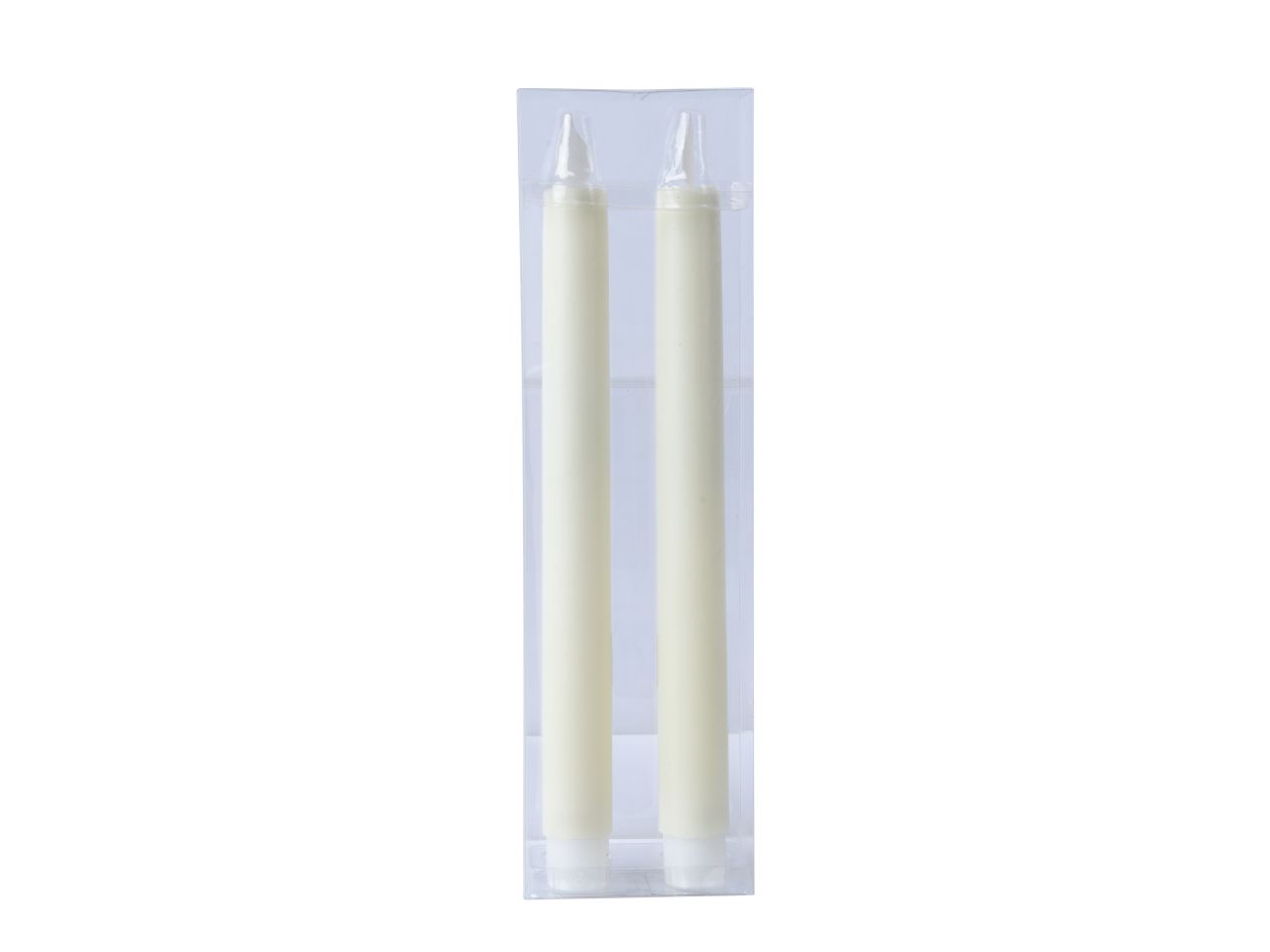 Candela da cena a led in plastica con parte superiore piatta per uso interno colore panna bianco caldo misura alt.24cm
d.2cm  3mm  1