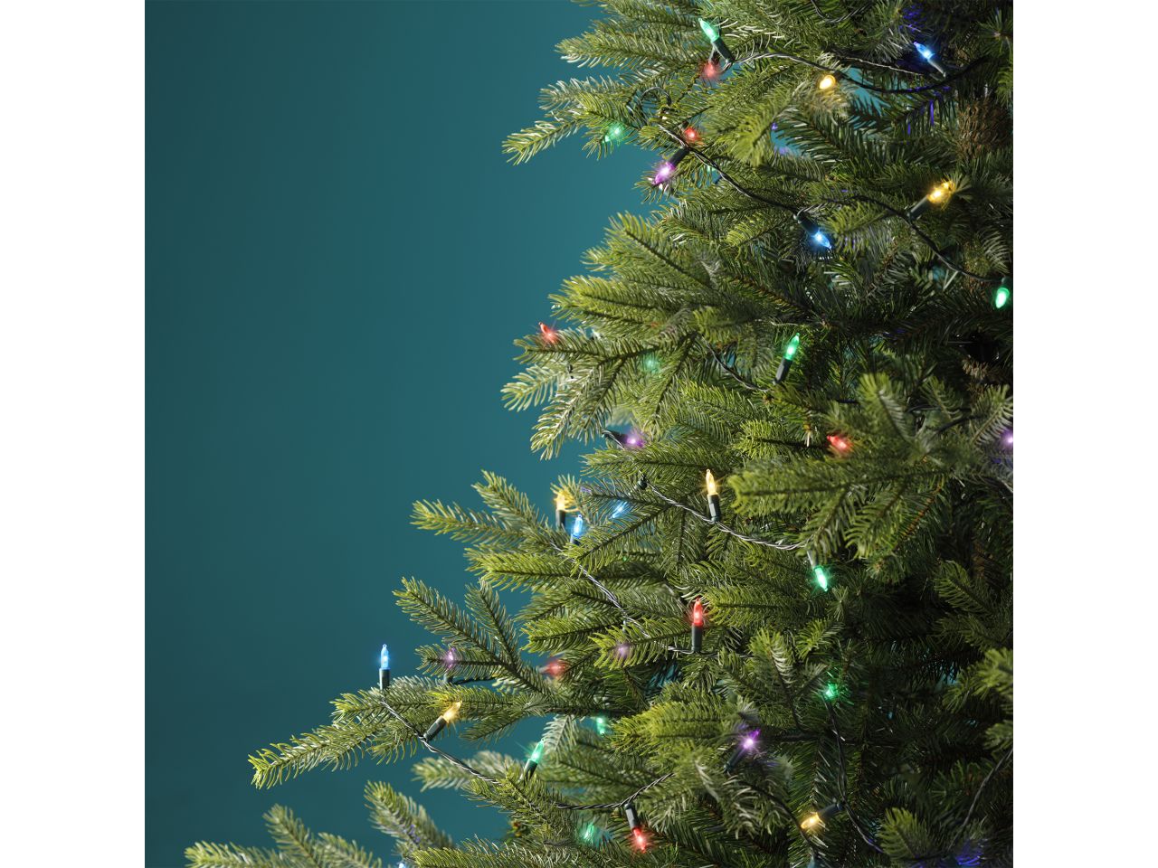 Mini luci led con 8 funzioni effetto scintillio ad uso interno colore verde multicolore misura lun.1790cm  3mm  180