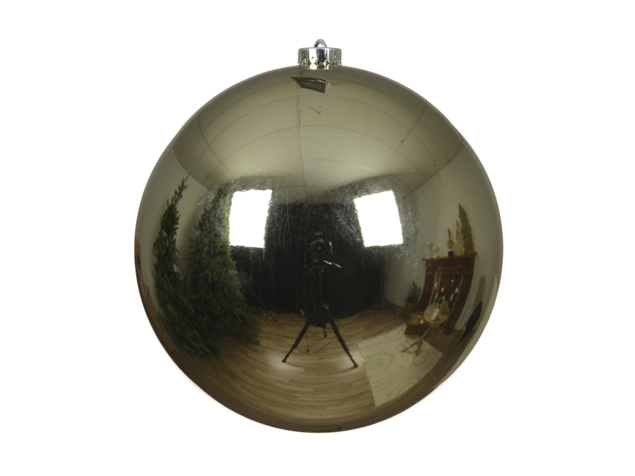 Palla 14cm verde rosmarino lucido