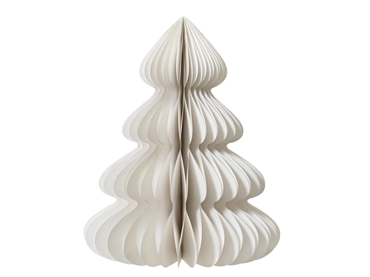 Decorazione albero in carta 48xh.60cm bianco