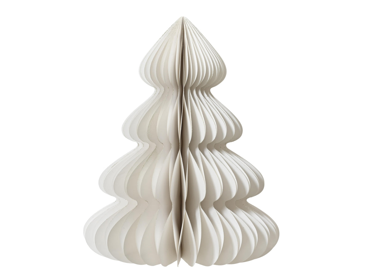 Decorazione albero in carta 72xh.90cm maxi bianco