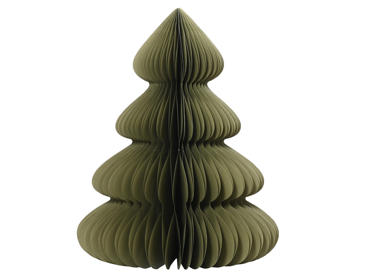 Decorazione albero in carta 72xh.90cm maxi verde