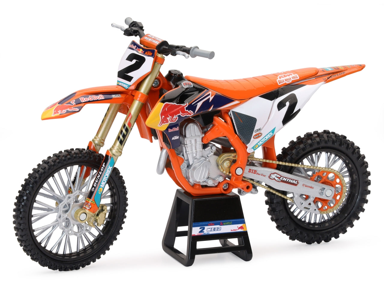 Red bull ktm 450sx-f factory racing team- cooper webb n.2 scala 1:12