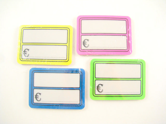 Segnaprezzi pvc flu.stampati 7x9 10885