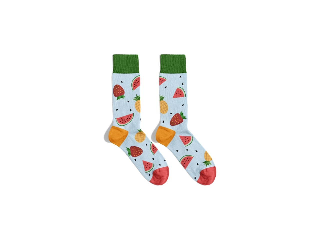 Calzini con decoro frutta